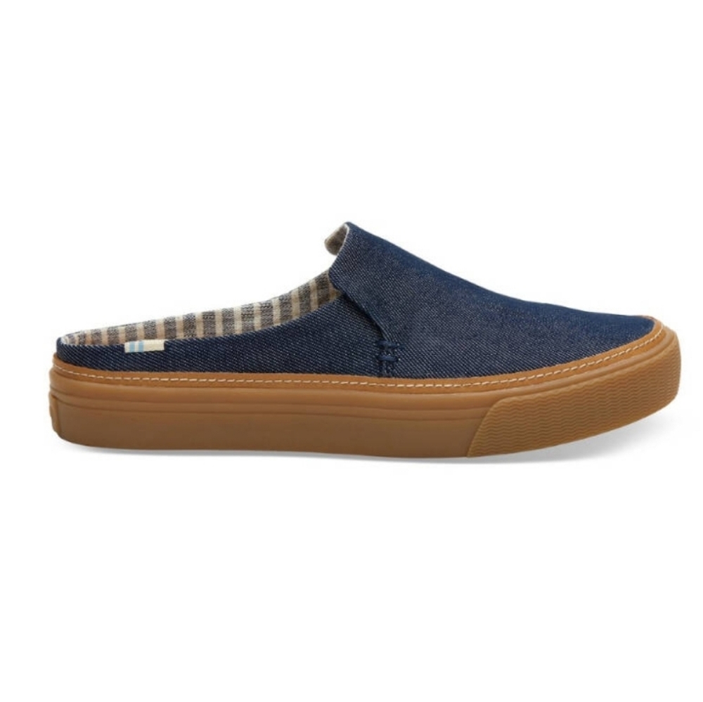 TOMS Sunrise Navy Denim Mule Sneaker - Picture 6 of 12